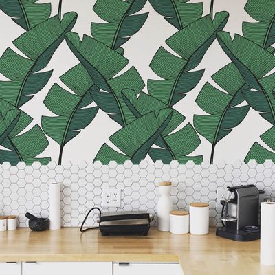 Wallpaper - Wallpaper no. 25 - Banana leaves - WELLPAPERS