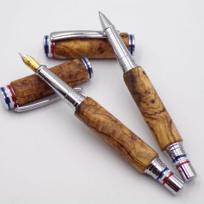 Papeterie bureau - Stylo Marianne - CONFECTION BOIS