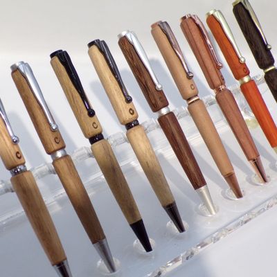 Papeterie bureau - Stylo bille - CONFECTION BOIS