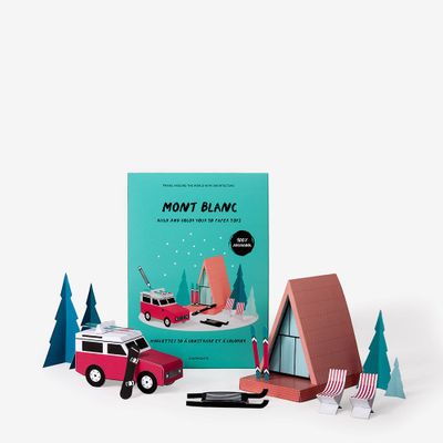 Loisirs créatifs pour enfant - Paper Toy Mont Blanc - CINQPOINTS