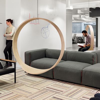 Office seating - Swing model n.1 indoor little white - IWONA KOSICKA DESIGN