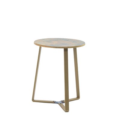 Coffee tables - Metal Craft Round Side Table - FORADA HOME & STYLE