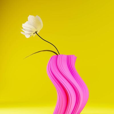 Vases - Vase design imprimé en 3D "Heat wave" (vague de chaleur) - AURA 3D