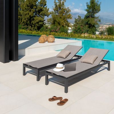 Transats - Chaise longue Cadzand - JATI & KEBON