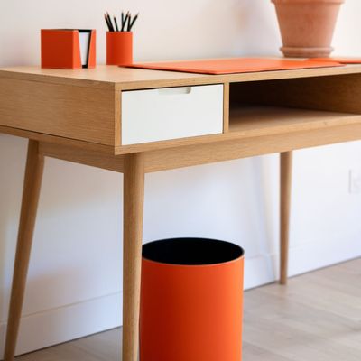 Objets de décoration - Corbeille à Papier en cuir Lavandou - MIDIPY