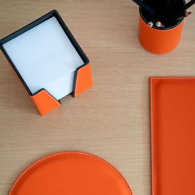 Decorative objects - Lamanon leather desk pad - MIDIPY