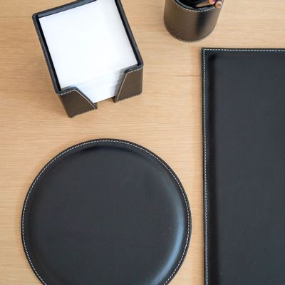 Decorative objects - Beaureceuil leather mouse pad - MIDIPY