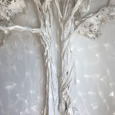 Decorative objects - Arbre de lumière 1 ( sculpture murale en diptyque) - NIKI STYLIANOU