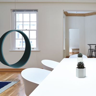 Office seating - Swing model n.2 indoor RAL color - IWONA KOSICKA DESIGN