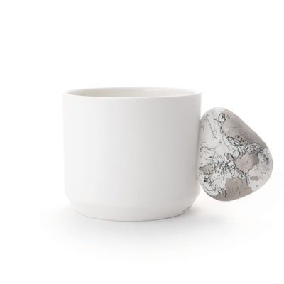 Tea and coffee accessories - [JIWOON] Large Mug/ Ceramic Mug - Cup 1 - K-CERAMIC(LIVING BY SOIL)