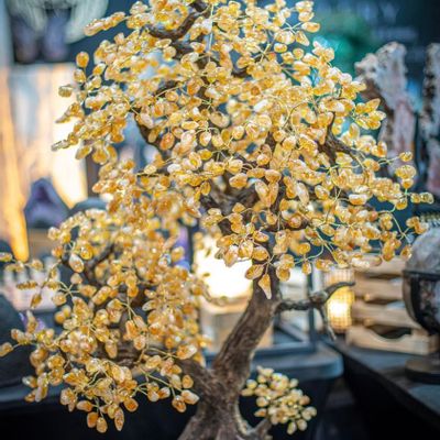 Decorative objects - semi precious stone tree - LAVENTURINE GALLERY