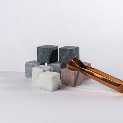 Wine accessories - Marble Quadricolor Ice brick gift box - TAIWAN CRAFTS & DESIGN