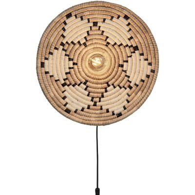 Objets de décoration - Andros Wall lamp - Black/Naturel - GOOD&MOJO - IT'S ABOUT ROMI