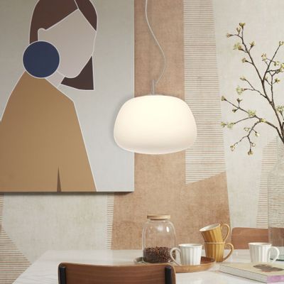 Hanging lights - Sapporo hanging lamp - Natural/White - Large - IT'S ABOUT ROMI