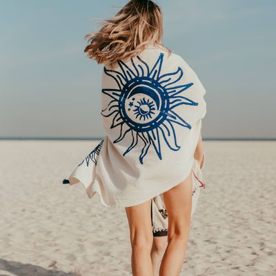 Paréos - COTTON BEACH TOWEL- ANATOLIAN SUN - PAMUKME