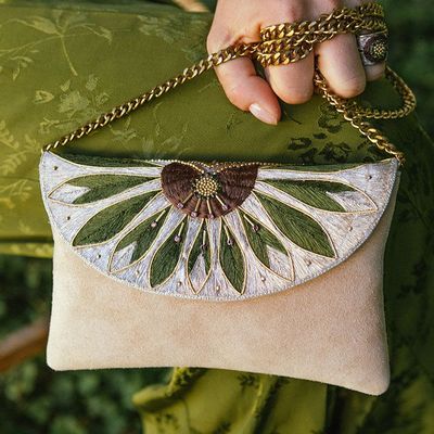 Clutches - APOLONIA Metallic pouch - NAHUA