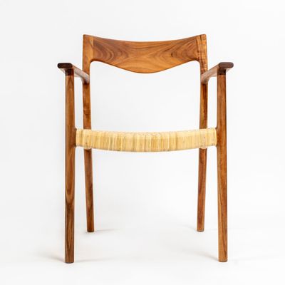 Chaises pour collectivités - Chaise de salle à manger avec accoudoirs en bois d’acacia - TAIWAN CRAFTS & DESIGN