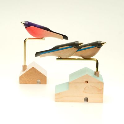 Papeterie bureau - Picorer de l’Encre 2.5 - Merle et Pie Bavarde - TAIWAN CRAFTS & DESIGN