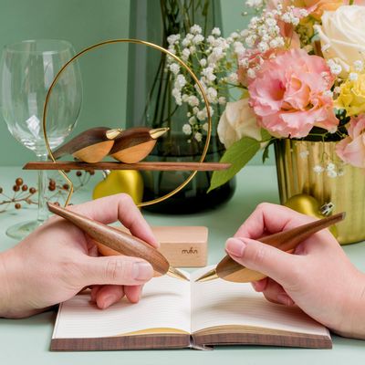 Papeterie bureau - Picorer de l’Encre 1 - Hirondelle et Laniidés - TAIWAN CRAFTS & DESIGN