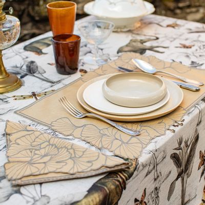 Kitchen linens - Ginkgo Serviette - BORGO DELLE TOVAGLIE