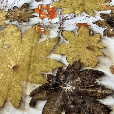 Scarves - Eco-Print Dyeing Series-V - TAIWAN CRAFTS & DESIGN