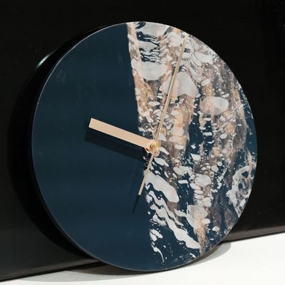 Clocks - Marbling-makie clock - Moon Phases - TAIWAN CRAFTS & DESIGN