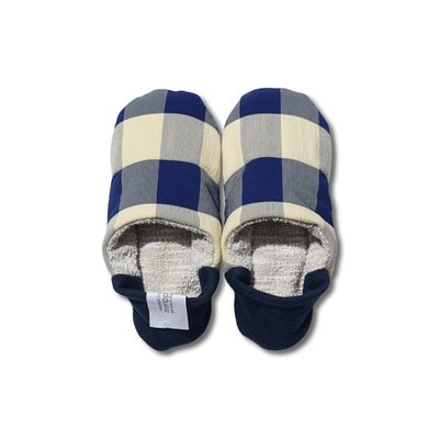 Socks - Block plaid ×tweed jersey - MERIPPA