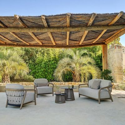 Lawn armchairs - CHESTER club chair - LES JARDINS