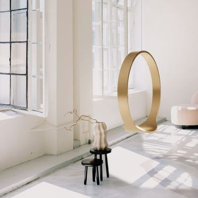 Office seating - Swing model n.1 indoor GOLD - IWONA KOSICKA DESIGN