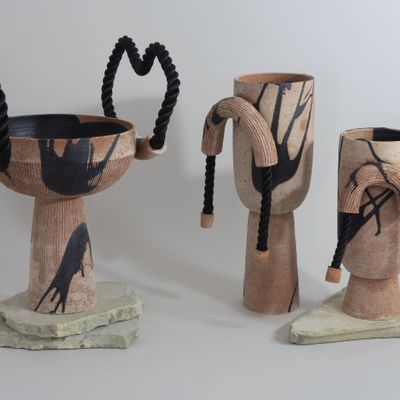 Pièces uniques - Coupe  à anses envolées - LISA MAÏOFISS