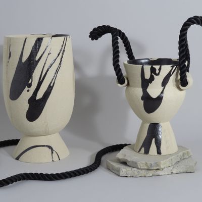 Céramique - Bowl with flying ropes - LISA MAÏOFISS