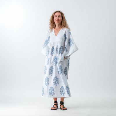 Prêt-à-porter - 2 PLY Cotton Maxi Dress - NEST FACTORY