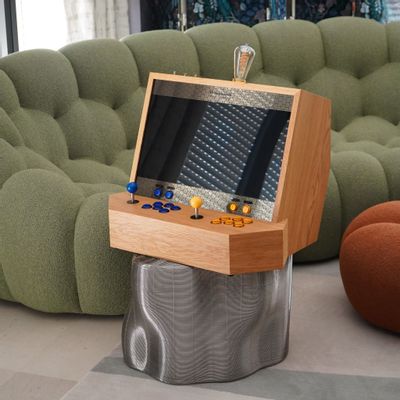 Design objects - SENSEI V1: Luxury Wooden Arcade, 5000+ Retro Games, Handmade - MAISON ROSHI - LUXURY ENTERTAINMENT CABINETS