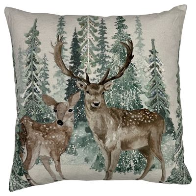 Cushions - Cushion with Deer Motif - BELL ARTE