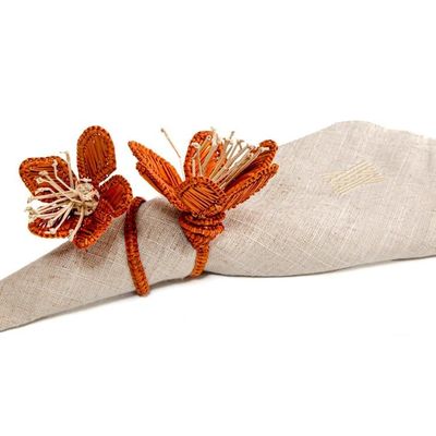 Everyday plates - Wrapped Flower Napking Ring - ARTESANIAS DEL ATLANTICO