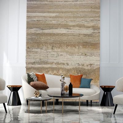 Revêtements muraux - Panneau mural XXL en pierre naturelle sur structure composite - STONE EVOLUTION