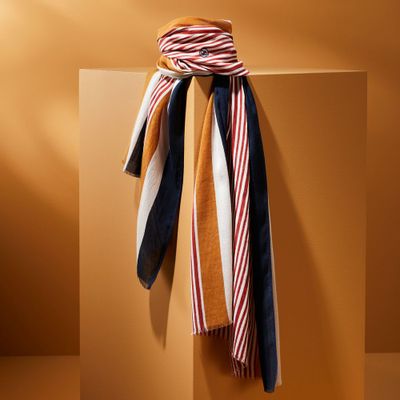 Scarves - CALDERA ORGANIC COTTON MEN'S SCARF - AV08 PARIS