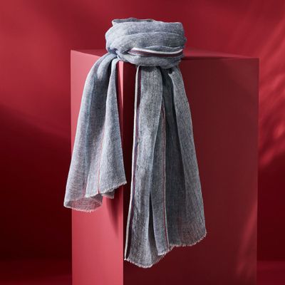 Scarves - LOOKING FOR A MAN CHAMBRAY MAYA BAY LIN - AV08 PARIS