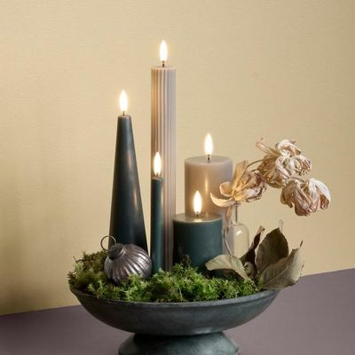 Objets design - Grooved Taper Candle - UYUNI LIGHTING