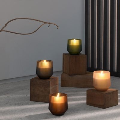 Bougies - Bougie parfumée en verre ciré - UYUNI LIGHTING