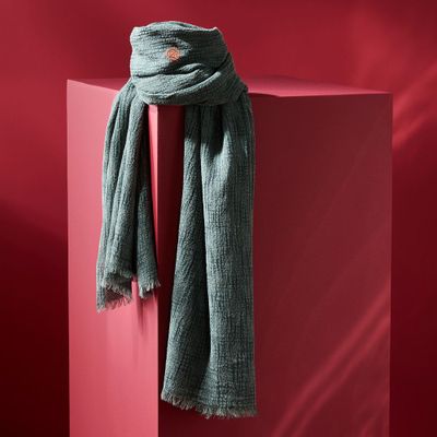 Scarves - YAKUSHIMA GREEN MEN'S SCARF - AV08 PARIS