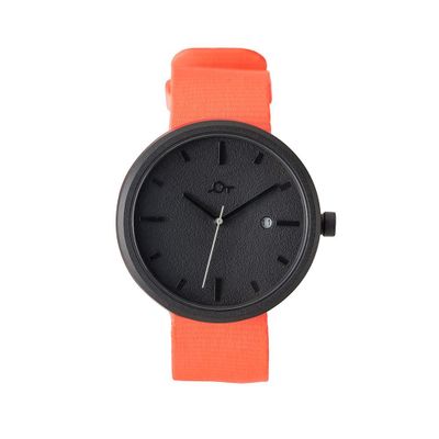 Watchmaking - Neon Orange Men's Watch (strap) /Black (case) 40mm/YOT WATCH - ABINGPLUS