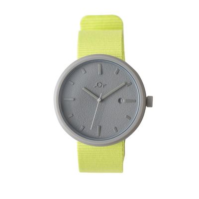 Montres et horlogerie - Montre Homme Jaune vert néon (bracelet)/Vert-Gris (boîtier) 40mm - ABINGPLUS