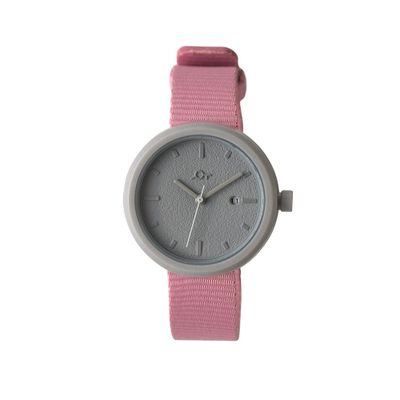 Montres et horlogerie - Montre Femme Rose (bracelet)/Gris (boîtier) 32mm / YOT WATCH - ABINGPLUS