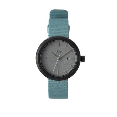 Montres et horlogerie - Montre Femme Bleu (bracelet)/Noir-Gris (boîtier) 32mm / YOT WATCH - ABINGPLUS