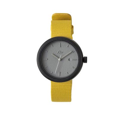 Watchmaking - Women's Mustard Watch (strap) /Black-Grey (case) 32mm/YOT WATCH - ABINGPLUS