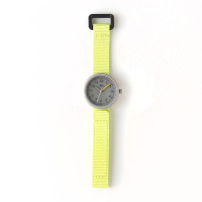 Watchmaking - Yellow green neon children's watch (strap) /Gray (case) 32mm - ABINGPLUS