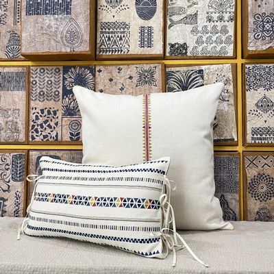 Coussins textile - Coussin Olah Handspun Khadi - ANAVILA