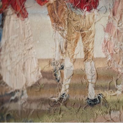 Pièces uniques - Tapisserie La gallina ciega - Laine - XXème siècle d'après un original - TRESORIENT