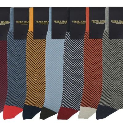 Chaussettes - Chaussettes Lux Taylor pour homme - PEPER HAROW LTD